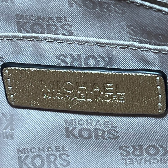 Michael Kors Gold Leather Cindy Dome Satchel - Picture 10 of 13